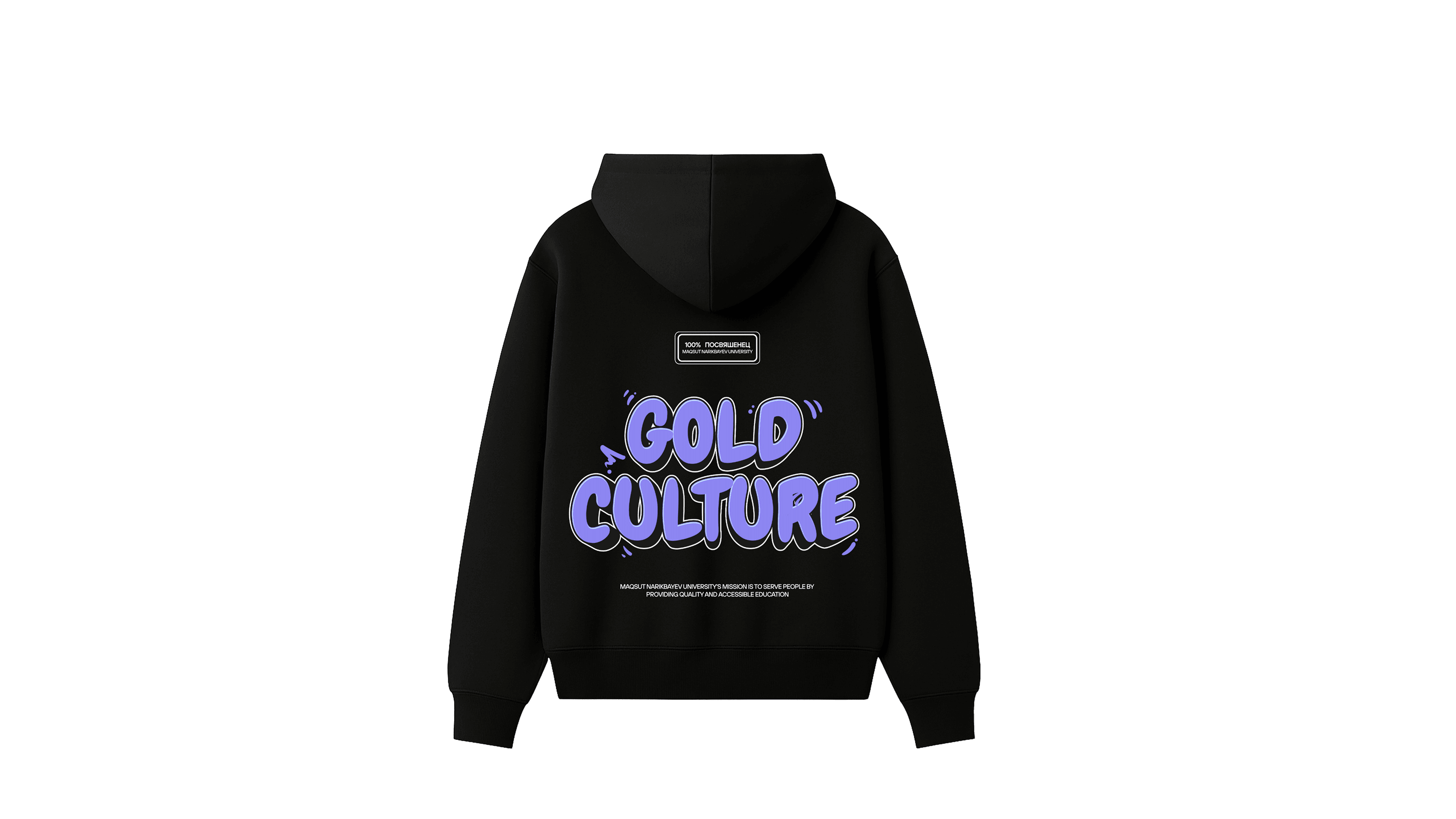 Hoodie Gold Culture MNU PURPLE UN-HD-M-PRL055